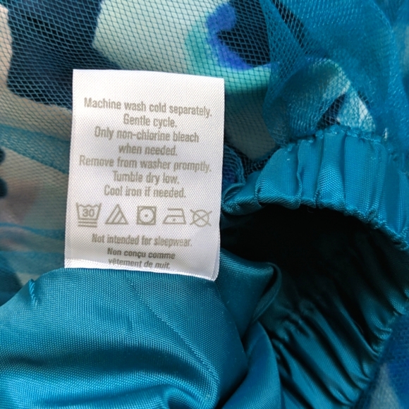 gymboree blue floral tulle skirt 2T toddler girls - Picture 5 of 6